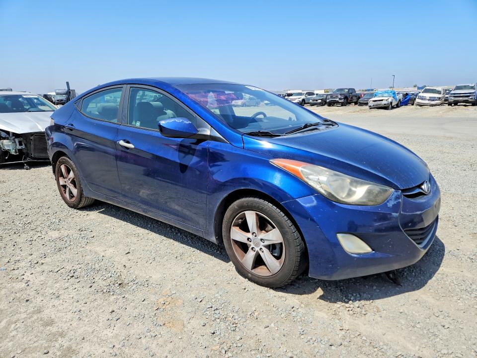 2013 Hyundai Elantra VIN KMHDH4AEXDU779039 COPART salvage auction — REAR END, Ca - Salvage Certificate, sold $1,200 on 2026-07-10 (photo 4)