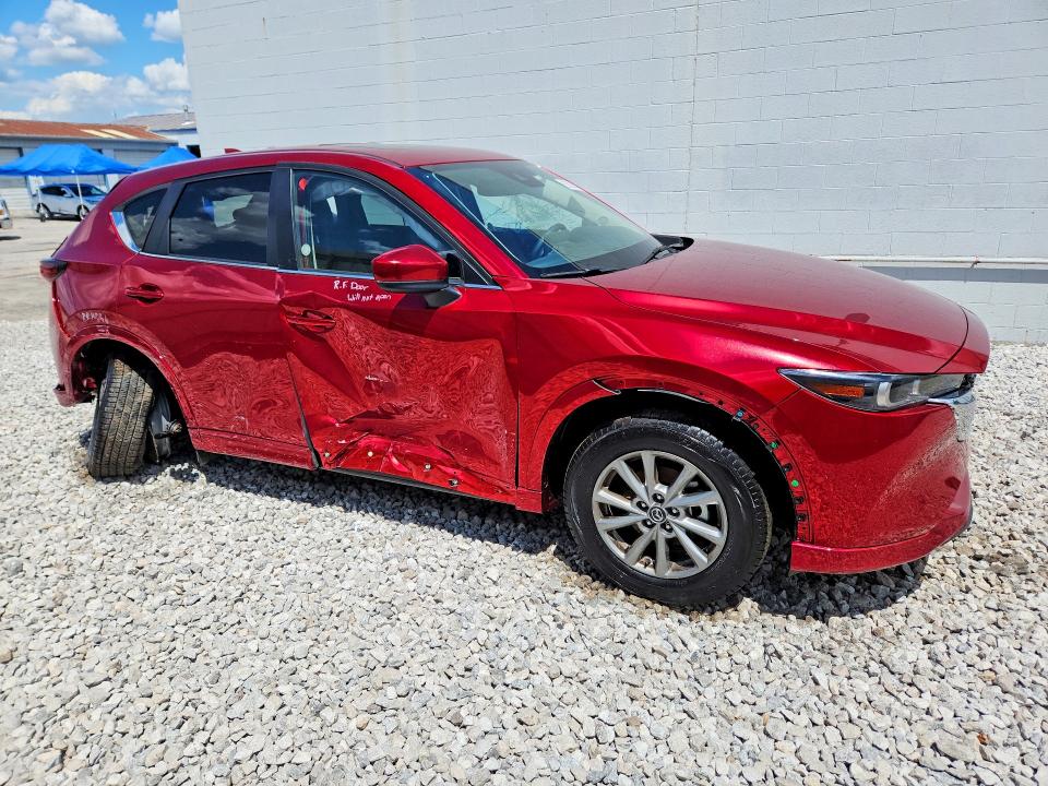 2025 Mazda Cx-5 VIN JM3KFBCM6S0803293 COPART salvage auction — SIDE, FL - CERTIFICATE OF DESTRUCTION, sold $2,850 on 2026-07-27 (photo 4)