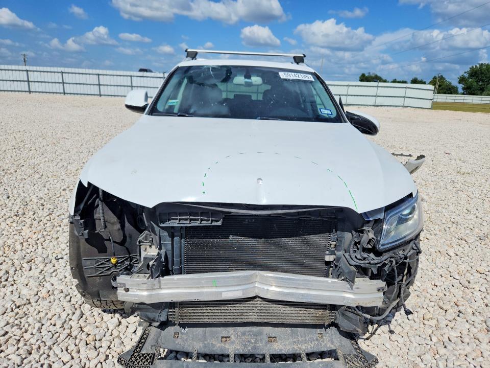 2016 Audi Q5 VIN WA1L2AFP6GA083496 COPART salvage auction — FRONT END, Tx - Salvage Vehicle Title, sold $1,500 on 2026-08-20 (photo 5)