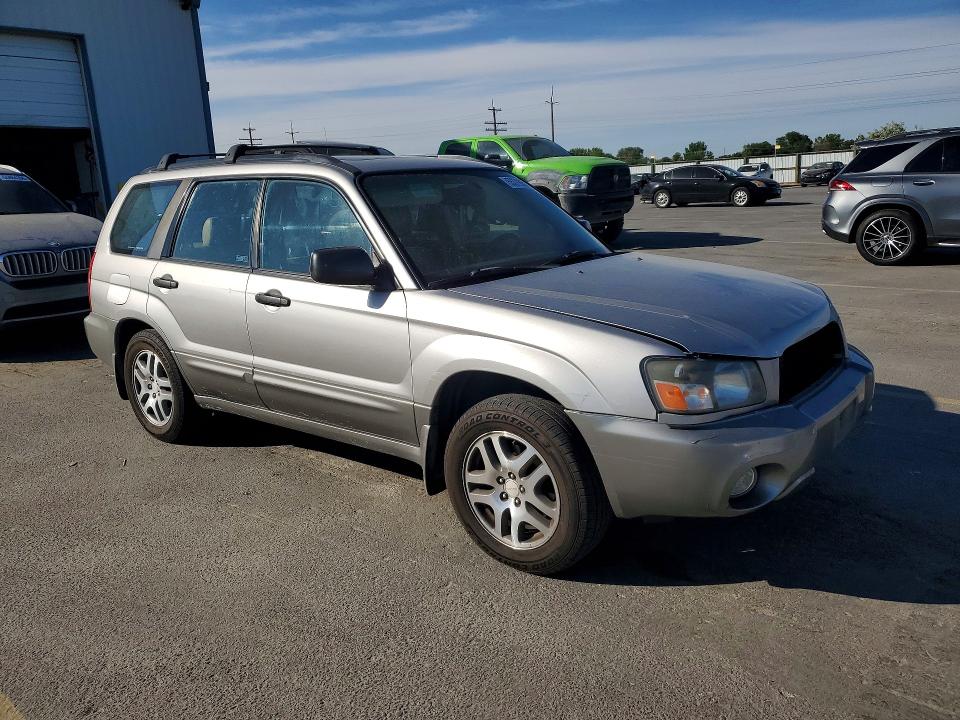 2005 Subaru Forester VIN JF1SG67685H728973 COPART salvage auction — FRONT END, ID - SALVAGE CERTIFICATE OF TITLE, sold $500 on 2026-07-30 (photo 4)