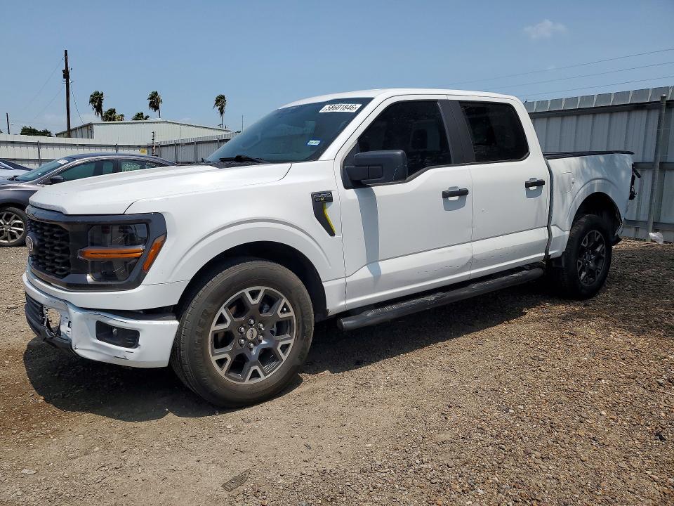 2024 Ford F-150 lightning VIN 1FTEW2K54RFA57501 COPART salvage auction — ALL OVER, TX - SALVAGE VEHICLE TITLE (P), sold $14,700 on 2026-08-19 (photo 1)