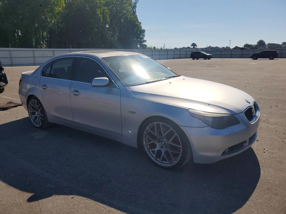 2007 BMW 5er VIN WBANE535X7CW65201 COPART salvage auction — SIDE, Nc - Salvage Certificate Of Title, sold $275 on 2026-07-16 (photo 4)