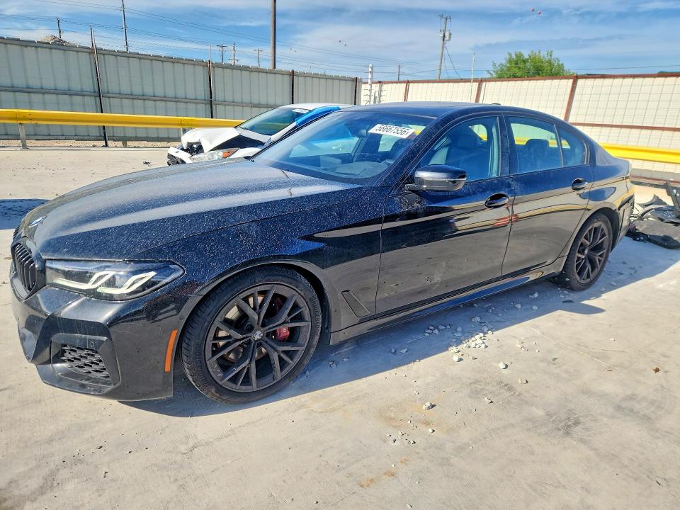 2022 BMW 5er VIN WBA53BH04NWX41749 COPART salvage auction — REAR END, ID - SALVAGE CERTIFICATE OF TITLE, sold $21,800 on 2026-08-11 (photo 1)