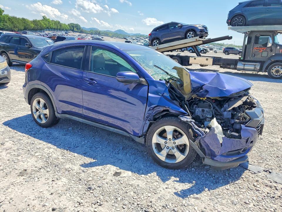 2016 Honda Hr-v VIN 3CZRU6H76GM741142 COPART salvage auction — UNDERCARRIAGE, Tn - Salvage Certificate, sold $1,900 on 2026-07-02 (photo 4)