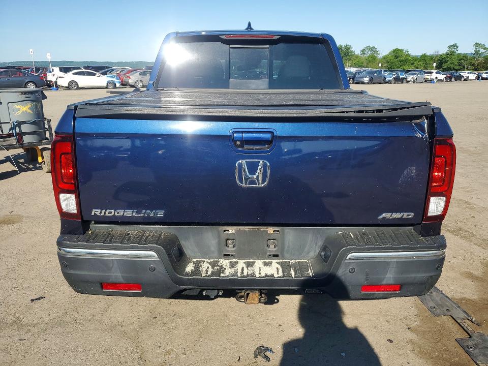 2020 Honda Ridgeline VIN 5FPYK3F79LB010459 COPART salvage auction — FRONT END, Pa - Certificate Of Salvage, sold $4,200 on 2026-07-02 (photo 6)
