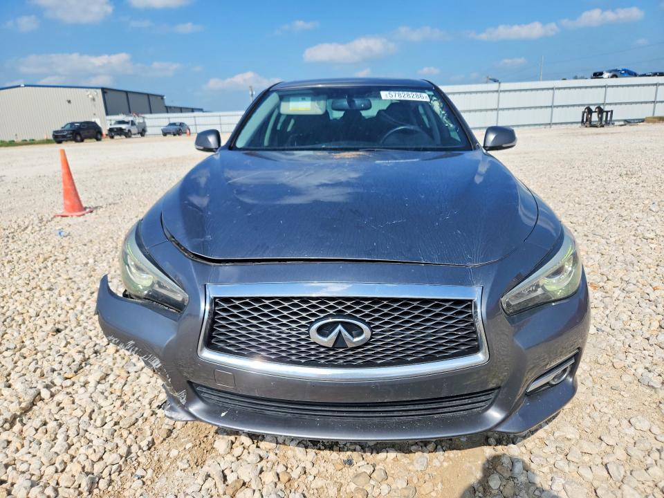 2017 Infiniti VIN JN1EV7AP5HM738833 COPART salvage auction — UNDERCARRIAGE, Tx - Salvage Vehicle Title, sold $1,600 on 2026-07-02 (photo 5)