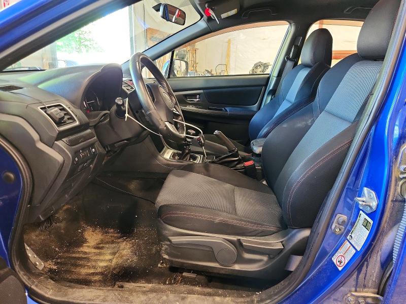 2015 Subaru Wrx VIN JF1VA1A68F9820428 COPART salvage auction — FRONT END, Vt - Cert Of Title-Salvage Vehicle, sold $525 on 2026-07-20 (photo 7)
