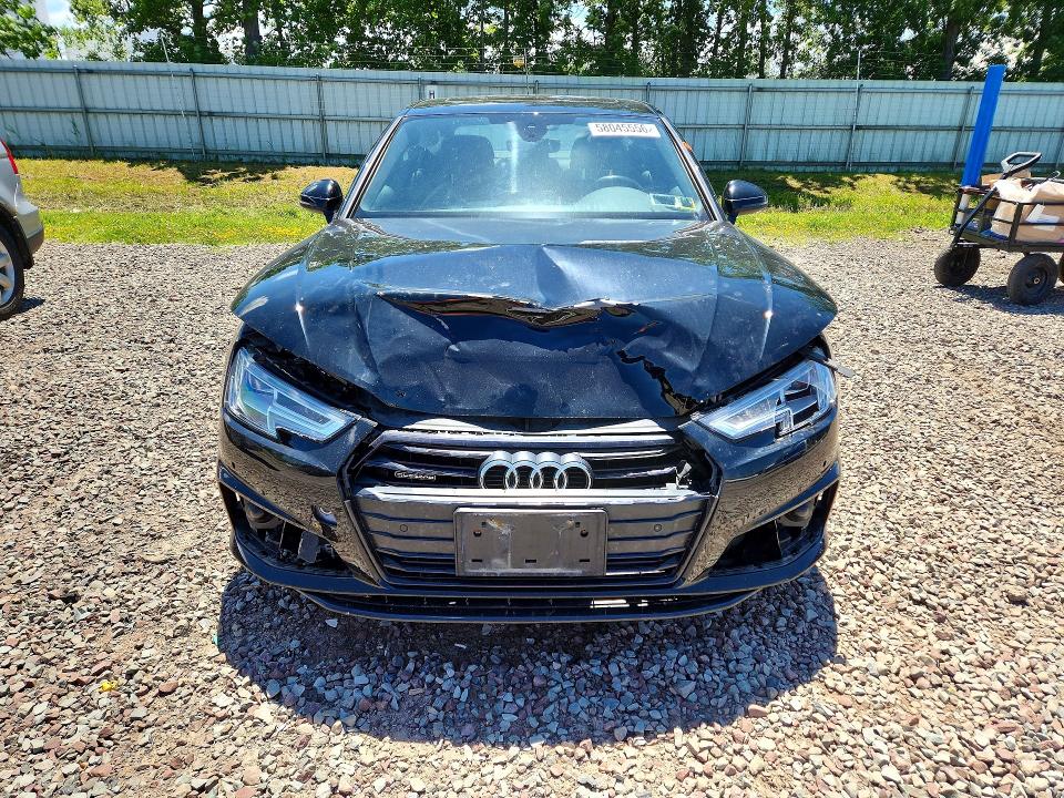 2019 Audi A4 VIN WAUENAF43KA109151 COPART salvage auction — FRONT END, Ny - Mv-907A Salvage Certificate, sold $4,450 on 2026-07-22 (photo 5)