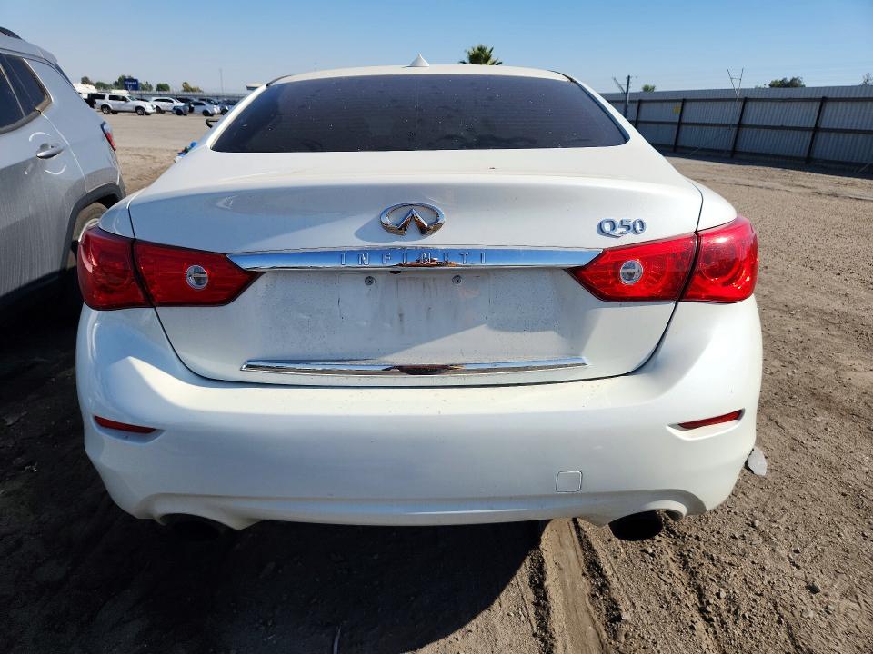 2017 Infiniti Q50 VIN JN1EV7APXHM740044 COPART salvage auction — FRONT END, Ca - Dis/Dlr/Exp Only Clean Title, sold $225 on 2026-07-24 (photo 6)