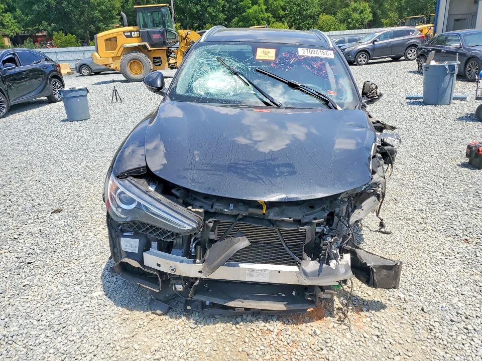 2021 Alfa romeo Stelvio VIN ZASPAKBNXM7D17448 COPART salvage auction — FRONT END, NC - SALVAGE CERTIFICATE OF TITLE, sold $300 on 2026-07-30 (photo 5)