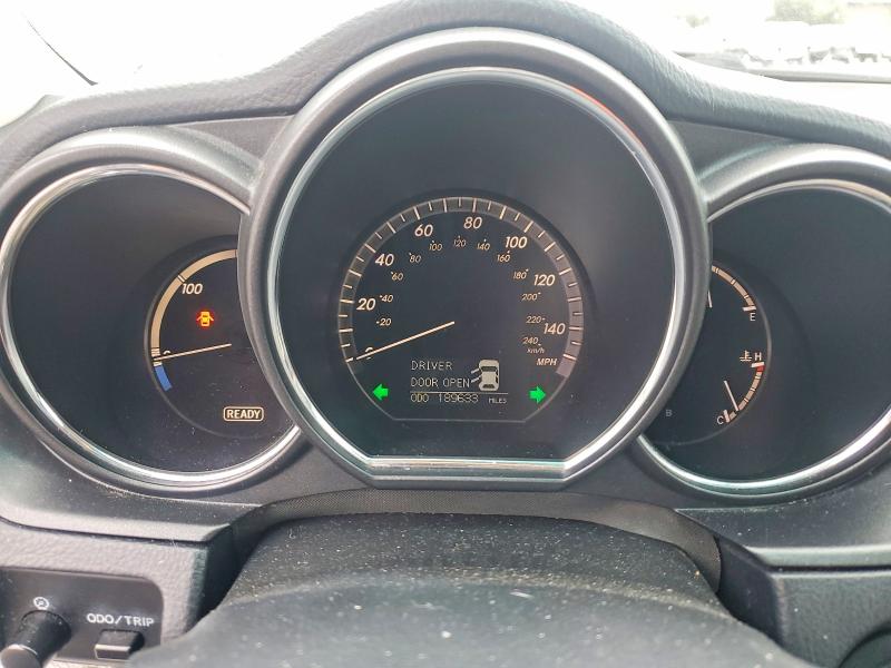 2007 Lexus Rx 400h VIN JTJGW31U272001100 COPART salvage auction — FRONT END, CA - SALVAGE CERTIFICATE, sold $550 on 2026-07-21 (photo 9)