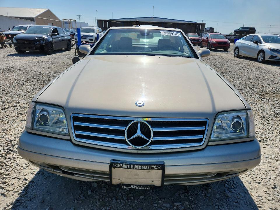 1999 Mercedes-benz Sl-class VIN WDBFA68F2XF186519 COPART salvage auction — REAR END, Co - Salvage Title, sold $5,300 on 2026-07-28 (photo 5)