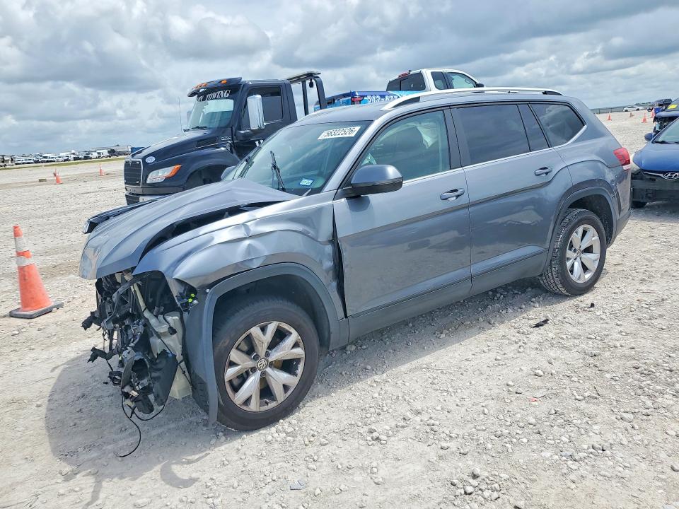 2019 Volkswagen Atlas VIN 1V2DR2CA4KC547943 COPART salvage auction — FRONT END, Tx - Salvage Vehicle Title, sold $1,950 on 2026-07-09 (photo 1)