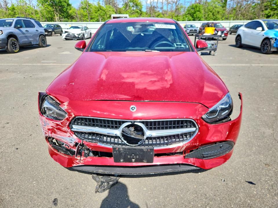 2024 Mercedes-benz C-klasse VIN W1KAF4HB8RR223157 COPART salvage auction — FRONT END, NY - MV-907A SALVAGE CERTIFICATE, sold $80 on 2026-07-27 (photo 5)