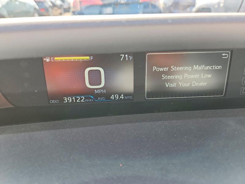 2022 Toyota Prius VIN JTDL9MFU2N3041336 COPART salvage auction — SIDE, Il - Salvage Certificate, sold $9,200 on 2026-07-23 (photo 9)