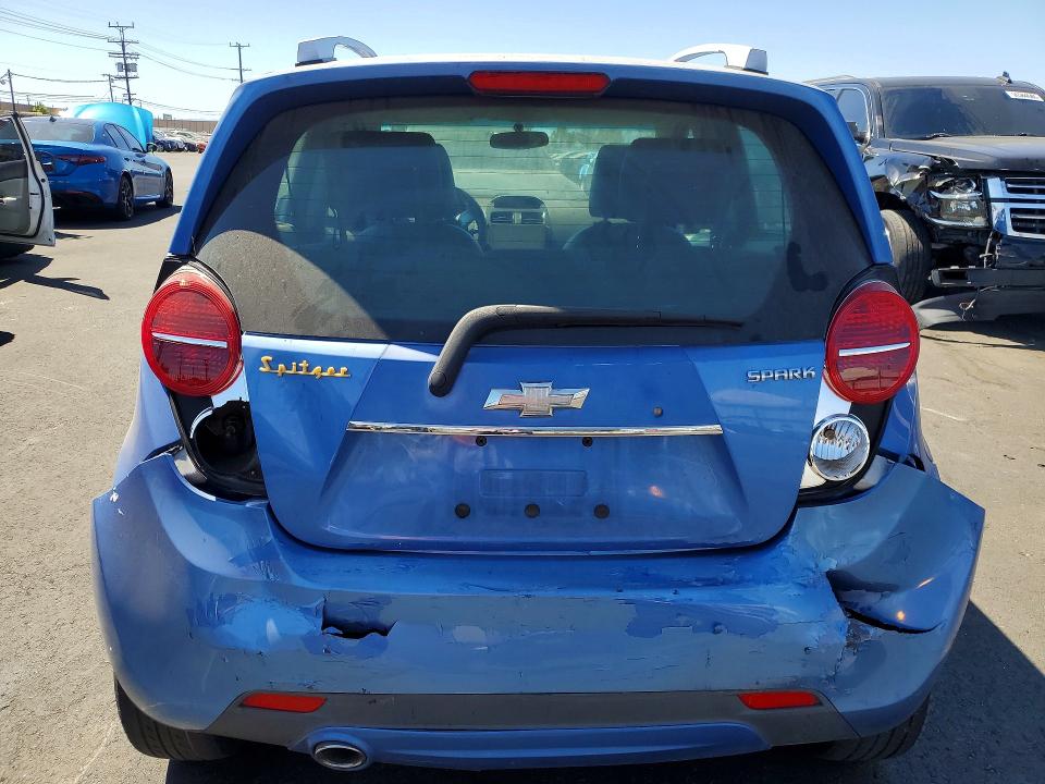 2015 Chevrolet Spark VIN KL8CF6S9XFC744506 COPART salvage auction — FRONT END, Ca - Salvage Certificate, sold $650 on 2026-07-06 (photo 6)