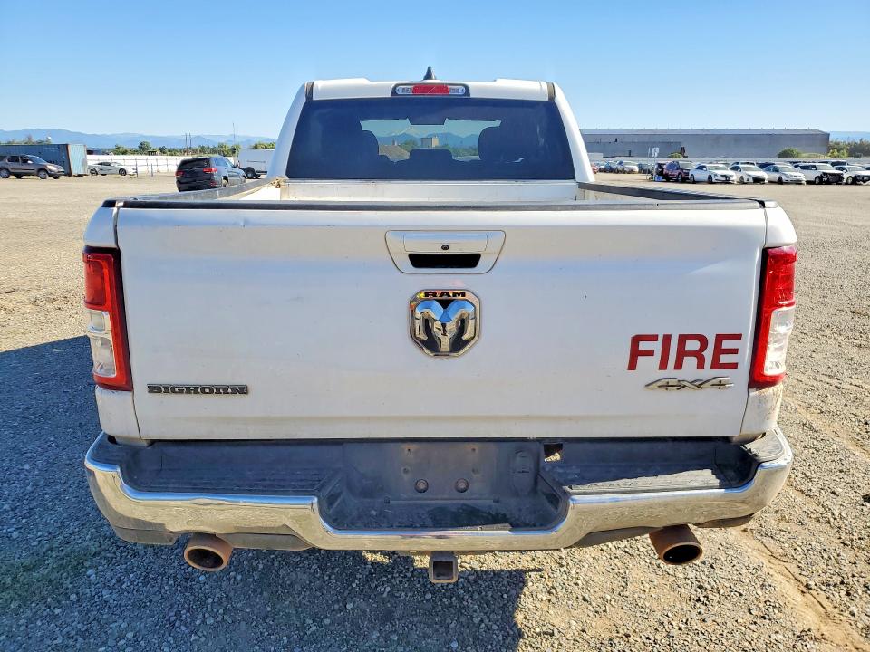 2021 Ram 1500 VIN 1C6SRFBT7MN726155 COPART salvage auction — FRONT END, Ca - Salvage Certificate, sold $2,200 on 2026-07-31 (photo 6)