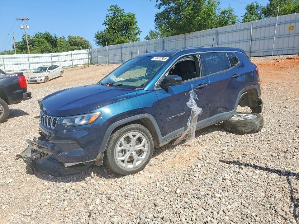 2024 Jeep Compass VIN 3C4NJDAN1RT170310 COPART salvage auction — FRONT END, Ok - Cert Of Title-Repossession, sold $4,500 on 2026-07-02 (photo 1)