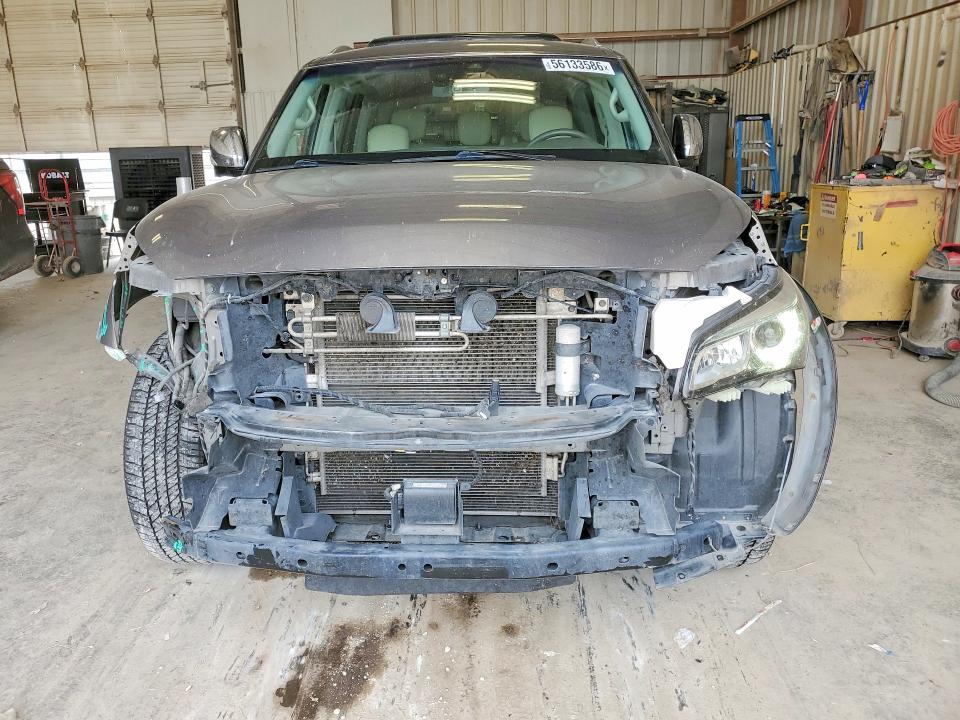 2017 Infiniti VIN JN8AZ2ND9H9830666 COPART salvage auction — FRONT END, TX - SALVAGE VEHICLE TITLE, sold $3,000 on 2026-07-06 (photo 5)