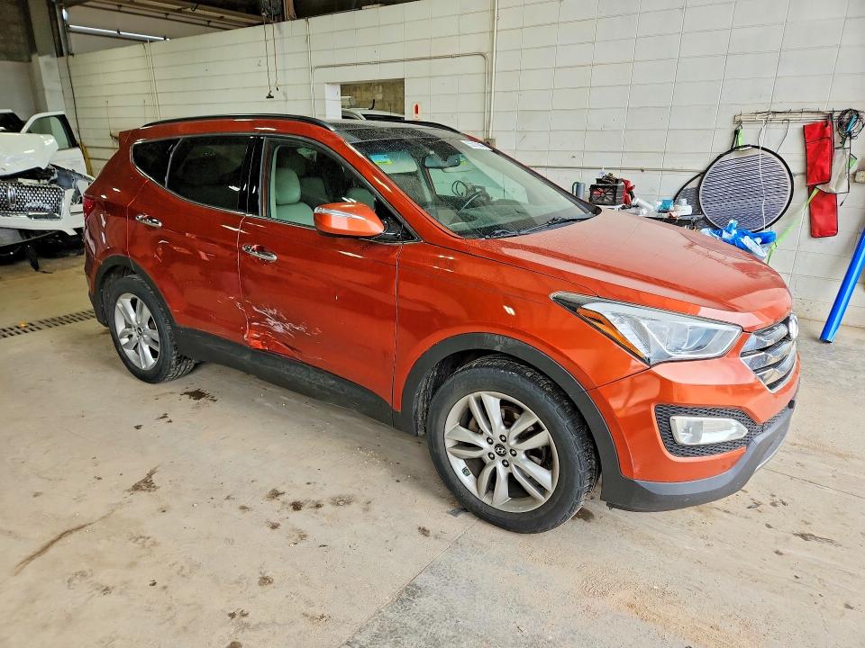 2014 Hyundai Santa fe VIN 5XYZWDLA3EG231851 COPART salvage auction — SIDE, Mn - Cert Of Title-Salvage, sold $2,150 on 2026-07-16 (photo 4)