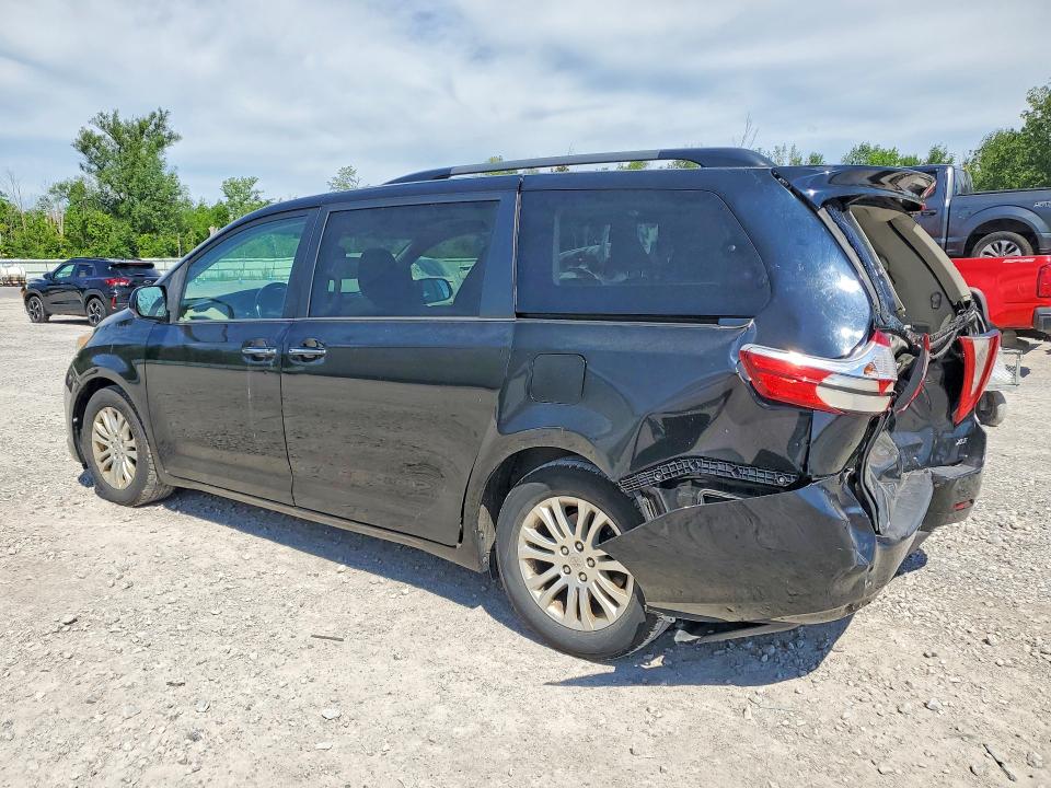 2015 Toyota VIN 5TDYK3DC9FS528760 COPART salvage auction — REAR END, Ny - Mv-907A Salvage Certificate, sold $425 on 2026-07-13 (photo 2)