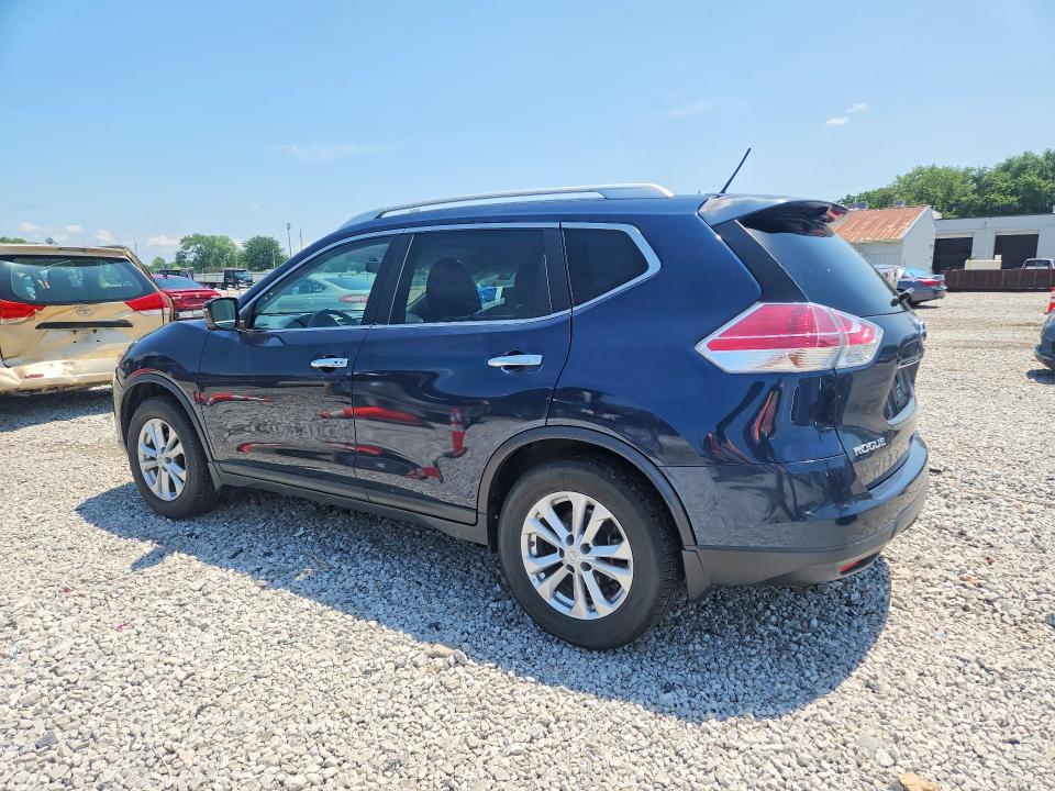 2016 Nissan Rogue VIN KNMAT2MV3GP617360 COPART salvage auction — REAR END, Oh - Cert Of Title-Salvage, sold $2,250 on 2026-07-31 (photo 2)