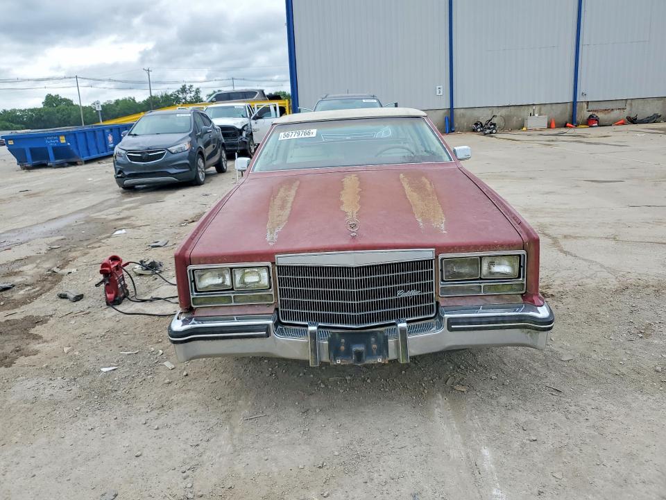 1984 Cadillac Eldorado VIN 1G6AL5789EE667604 COPART salvage auction — NORMAL WEAR, Sd - Certificate Of Title, sold $1,900 on 2026-09-02 (photo 5)