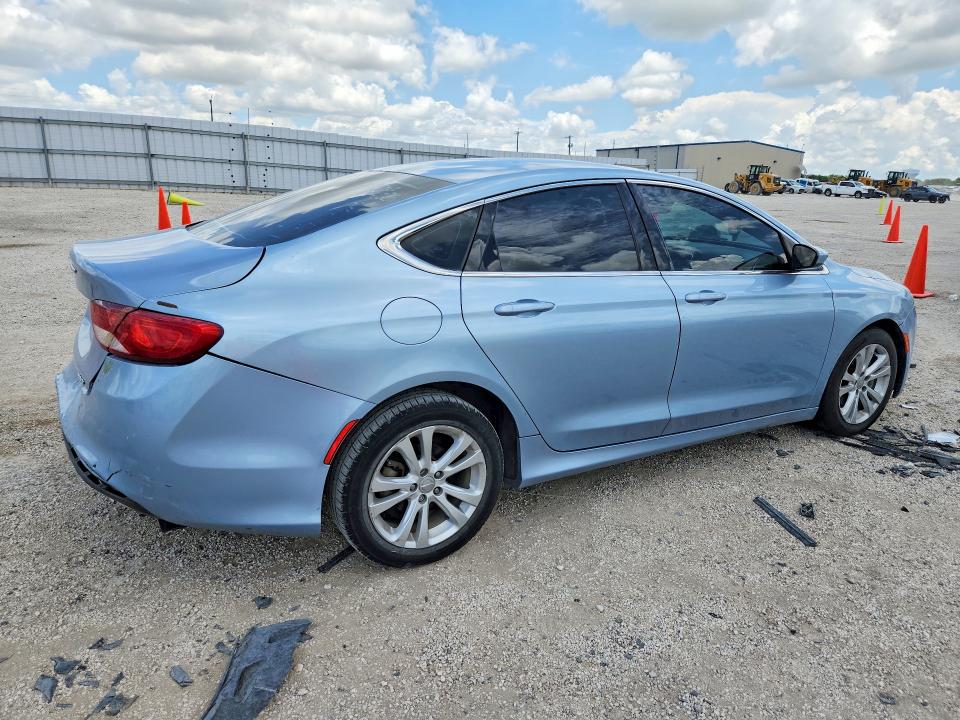 2015 Chrysler 200 VIN 1C3CCCAB5FN635589 COPART salvage auction — REAR END, Tx - Salvage Vehicle Title, sold $1,100 on 2026-07-02 (photo 3)
