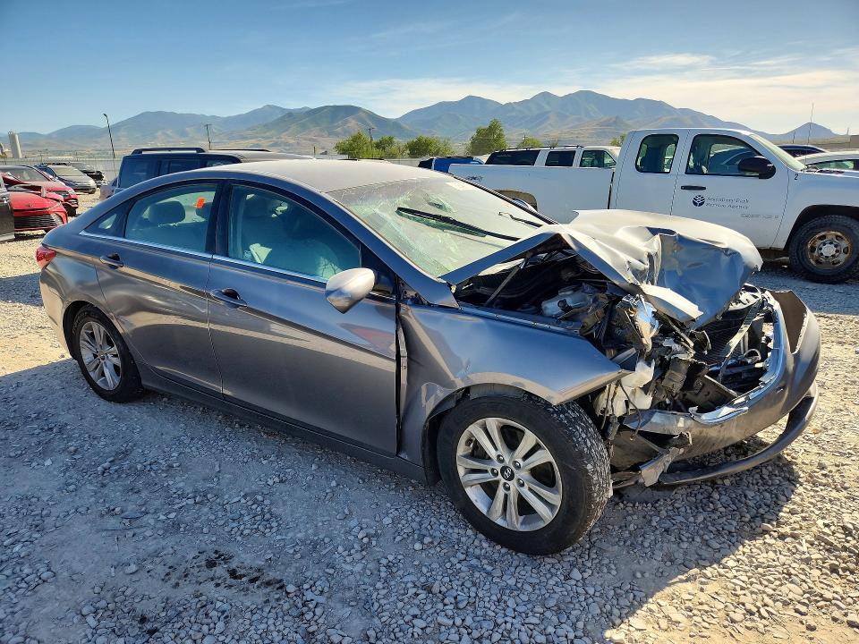 2012 Hyundai Sonata VIN 5NPEB4AC2CH310772 COPART salvage auction — FRONT END, Ut - Salvage Certificate, sold $200 on 2026-07-02 (photo 4)