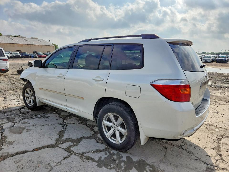 2010 Toyota Highlander VIN JTEZK3EH5A2104437 COPART salvage auction — FRONT END, Tx - Salvage Vehicle Title, sold $40 on 2026-07-28 (photo 2)