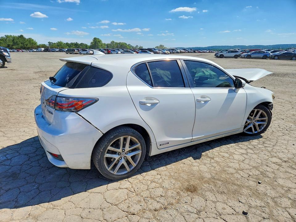 2014 Lexus Ct VIN JTHKD5BH3E2181117 COPART salvage auction — FRONT END, Pa - Certificate Of Salvage, sold $2,350 on 2026-07-10 (photo 3)