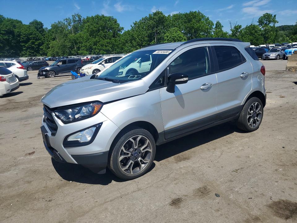 2019 Ford Ecosport VIN MAJ6S3JLXKC290740 COPART salvage auction — FRONT END, Ny - Mv-907A Salvage Certificate, sold $1,500 on 2026-07-09 (photo 1)
