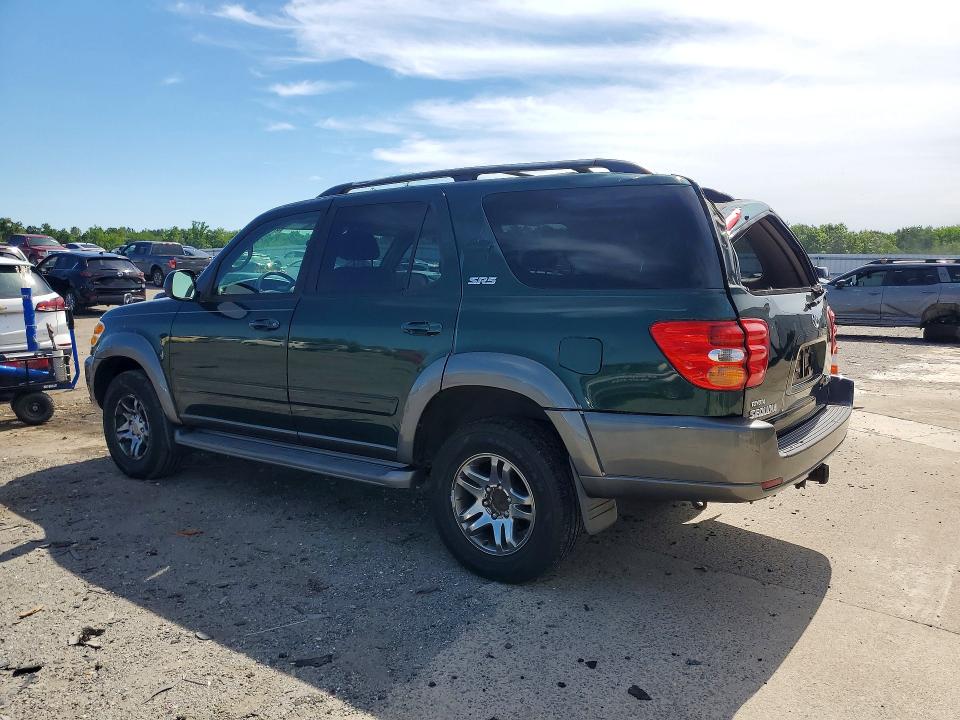 2004 Toyota Sequoia VIN 5TDBT44A94S206009 COPART salvage auction — ROOF, Va - Cert Of Title - Salvage, sold $1,050 on 2026-07-08 (photo 2)
