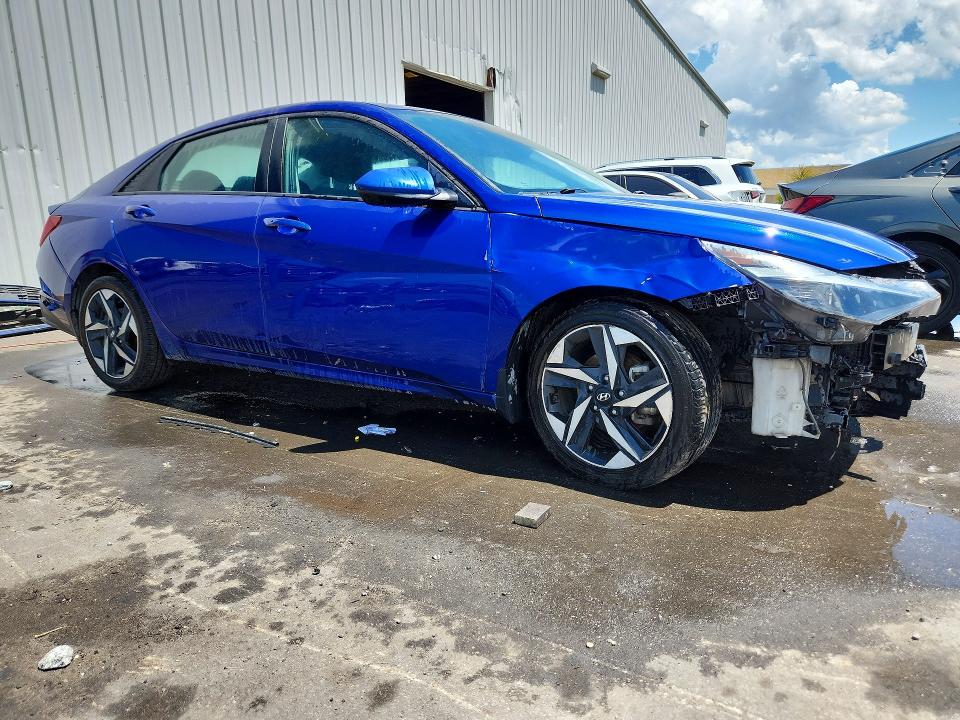 2023 Hyundai Elantra VIN KMHLS4AG2PU557131 COPART salvage auction — ALL OVER, Fl - Certificate Of Title, sold $2,950 on 2026-07-14 (photo 4)