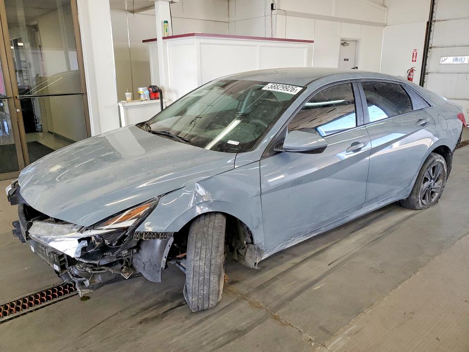 2022 Hyundai Elantra VIN KMHLM4AG4NU330045 COPART salvage auction — FRONT END, Wa - Bill Of Sale, sold $1,900 on 2026-07-08 (photo 1)