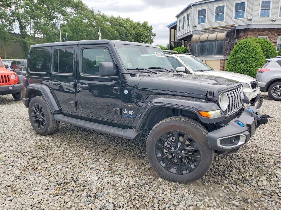 2024 Jeep Wrangler / VIN 1C4RJXP66RW317198 COPART salvage auction — FRONT END, Ma - Cert Of Title-Salvage, sold $25,000 on 2026-09-17 (photo 4)