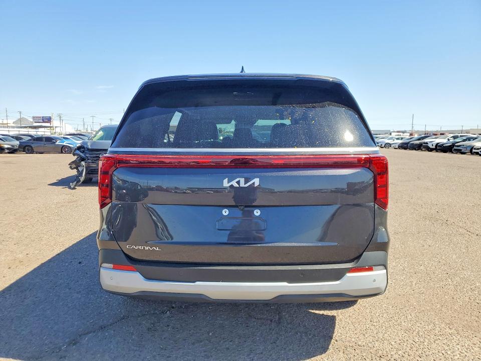2026 Kia Carnival VIN KNDNB5K37T6611374 COPART salvage auction — FRONT END, AZ - CERTIFICATE OF TITLE, sold $13,100 on 2026-07-20 (photo 6)