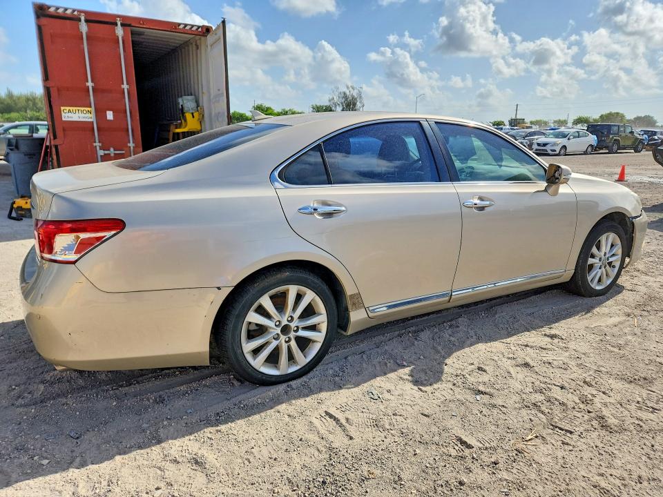 2010 Lexus Es 350 VIN JTHBK1EGXA2408265 COPART salvage auction — REAR END, Fl - Certificate Of Title, sold $850 on 2026-07-22 (photo 3)