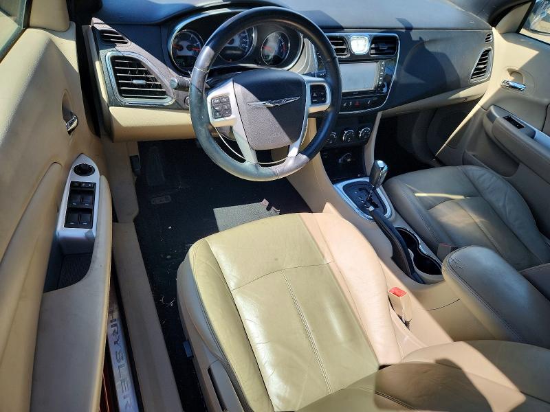 2012 Chrysler 200 VIN 1C3BCBFG4CN289086 COPART salvage auction — FRONT END, Nm - Cert Of Title-Salvage, sold $300 on 2026-08-24 (photo 8)