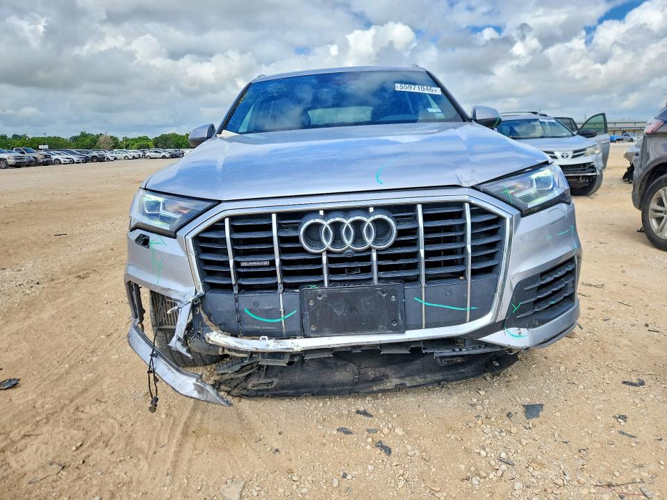 2021 Audi Q7 VIN WA1LXAF76MD030826 COPART salvage auction — FRONT END, TX - SALVAGE VEHICLE TITLE, sold $17,500 on 2026-07-23 (photo 5)