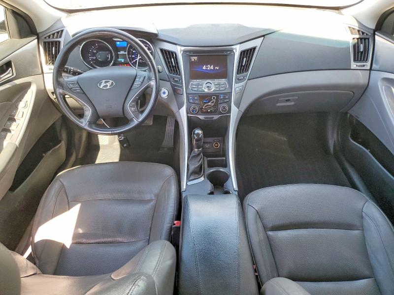2014 Hyundai Sonata hybrid VIN KMHEC4A48EA109096 COPART salvage auction — REAR END, Ca - Salvage Certificate, sold $400 on 2026-07-07 (photo 8)