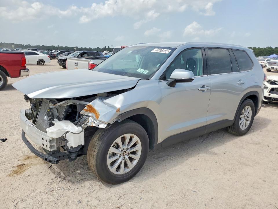 2025 Toyota Highlander VIN 5TDAAAB57SS083409 COPART salvage auction — FRONT END, Fl - Cert Of Title Slvg Rebuildable, sold $18,500 on 2026-07-10 (photo 1)