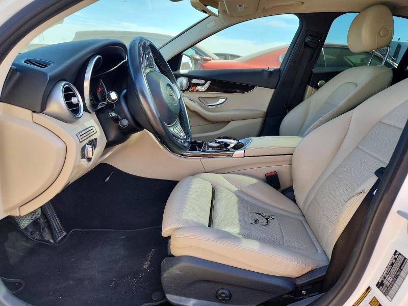 2016 Mercedes-benz C class VIN WDDWF4KB0GR179666 COPART salvage auction — FRONT END, IL - SALVAGE CERTIFICATE, sold $3,050 on 2026-08-11 (photo 7)