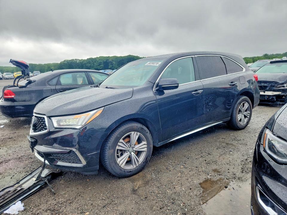 2019 Acura VIN 5J8YD4H35KL035004 COPART salvage auction — FRONT END, MA - CERT OF TITLE-SALVAGE, sold $3,550 on 2026-07-29 (photo 1)