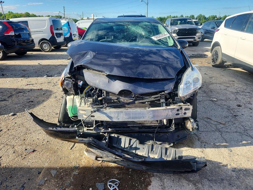 2013 Toyota Prius VIN JTDKN3DU4D5699019 COPART salvage auction — FRONT END, In - Cert Of Title-Salvage Title, sold $475 on 2026-07-17 (photo 5)