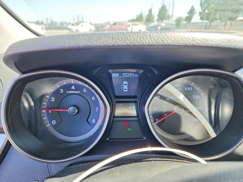 2016 Hyundai Elantra VIN KMHD35LH1GU252233 COPART salvage auction — ALL OVER, CA - SALVAGE CERTIFICATE, sold $1,600 on 2026-07-23 (photo 9)