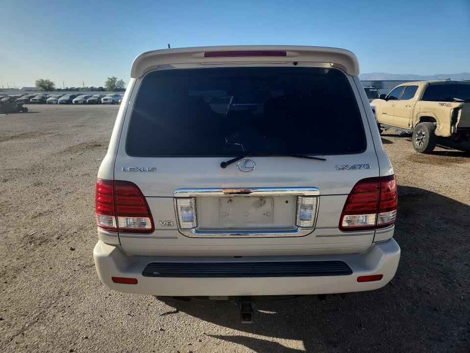 2007 Lexus Lx 470 VIN JTJHT00W774026304 COPART salvage auction — FRONT END, Az - Cert Of Title - Salvage, sold $5,800 on 2026-07-26 (photo 6)