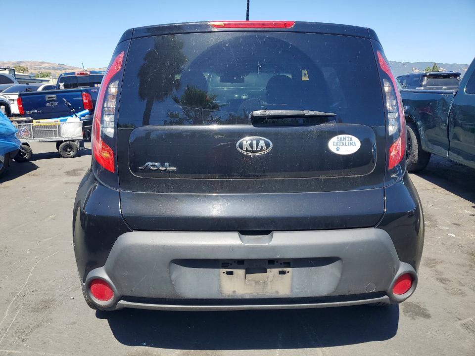 2014 Kia Soul VIN KNDJN2A25E7111479 COPART salvage auction — FRONT END, Ca - Salvage Certificate, sold $525 on 2026-07-14 (photo 6)