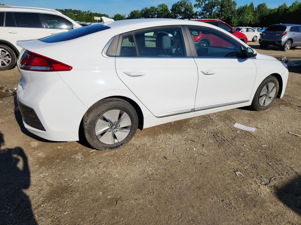 2021 Hyundai Ioniq VIN KMHC75LC3MU260804 COPART salvage auction — WATER/FLOOD, Salvage Title, sold $2,900 on 2026-07-14 (photo 3)