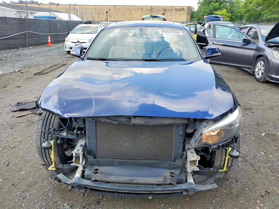 2017 BMW 2er VIN WBA2H9C36HV642553 COPART salvage auction — FRONT END, Md - Cert Of Salvage > 75% Damage, sold $4,300 on 2026-07-14 (photo 5)